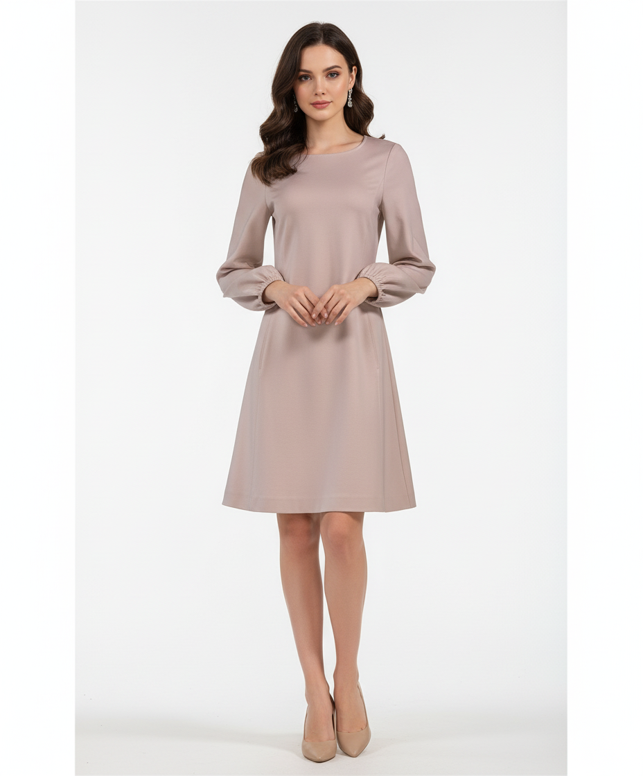 Etici Κοντό Μπεζ Φόρεμα