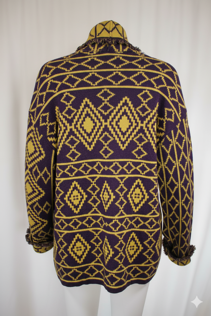 Fusioni Printed Women's Cardigan