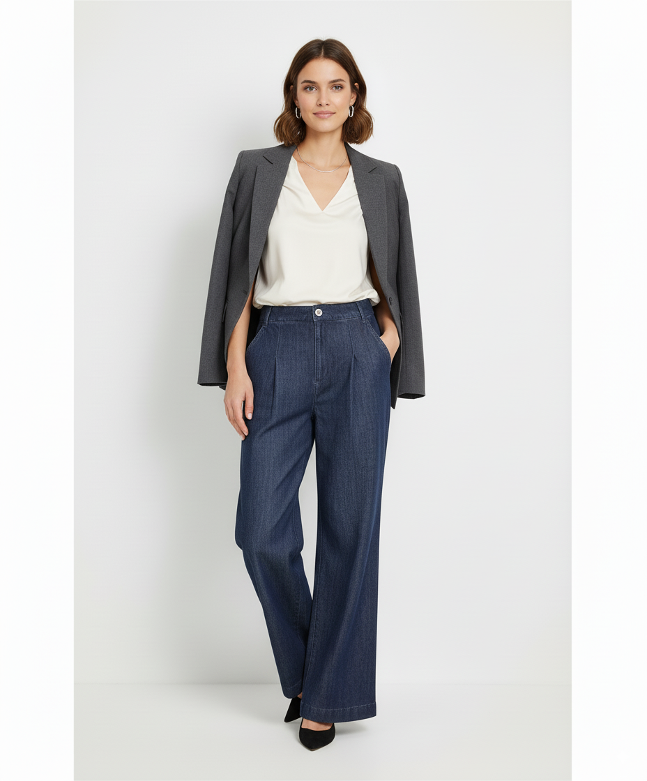 Caractere Βαμβάκερό Πανελόνι Τζιν