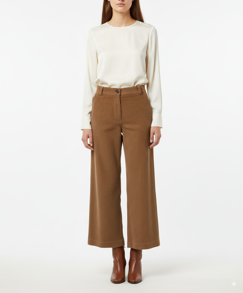 Etici Καμηλό Παντελόνι Κοτλέ