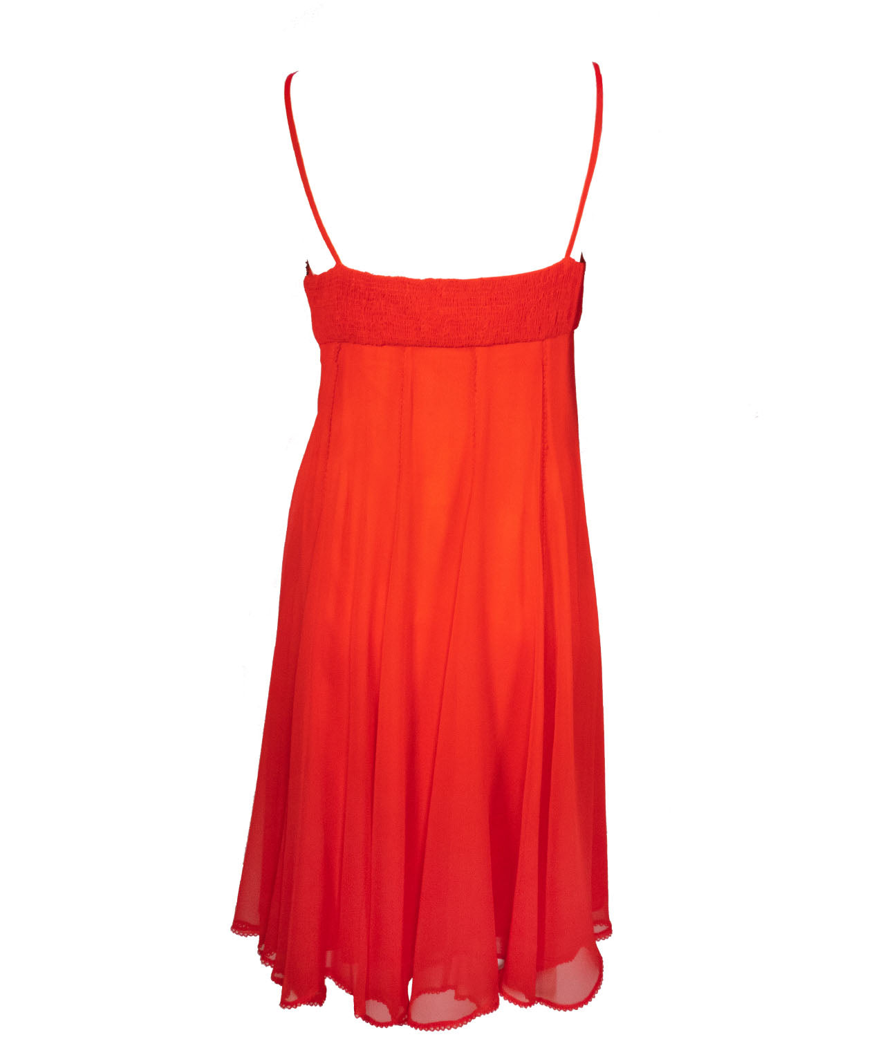 Carlo Pignatelli Φόρεμα Βραδινό Μεταξωτό Κόκκινο με λεπτομέρειες στο μπούστο image 2