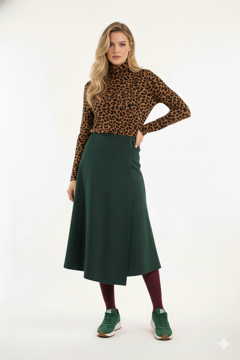 NIU Γυναικεία Πράσινη Φούστα