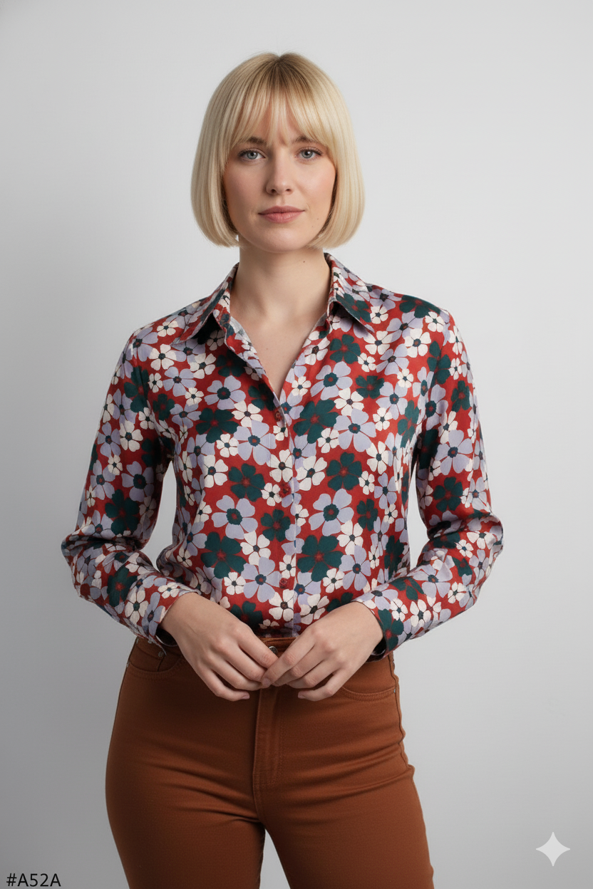 NIU Γυναικείο Φλοράλ Πουκάμισο