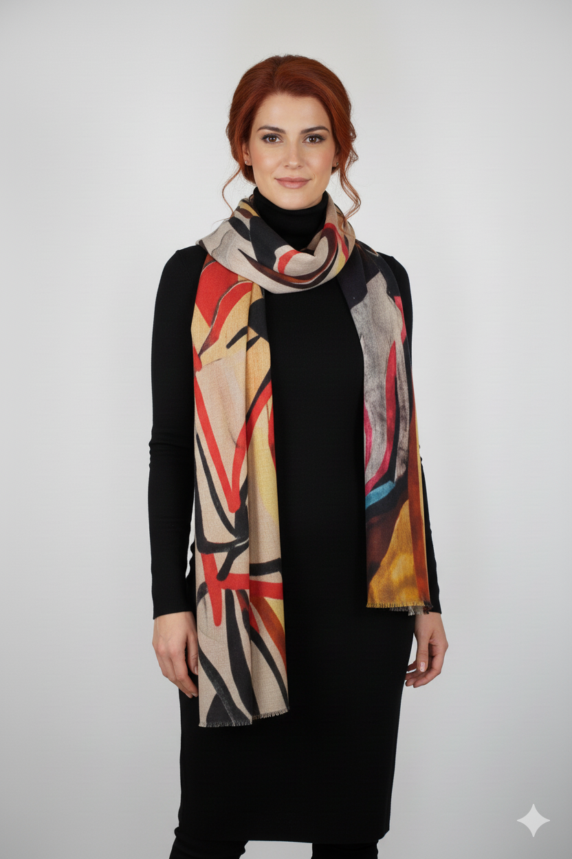 FUSIONI Multicolored Pashmina