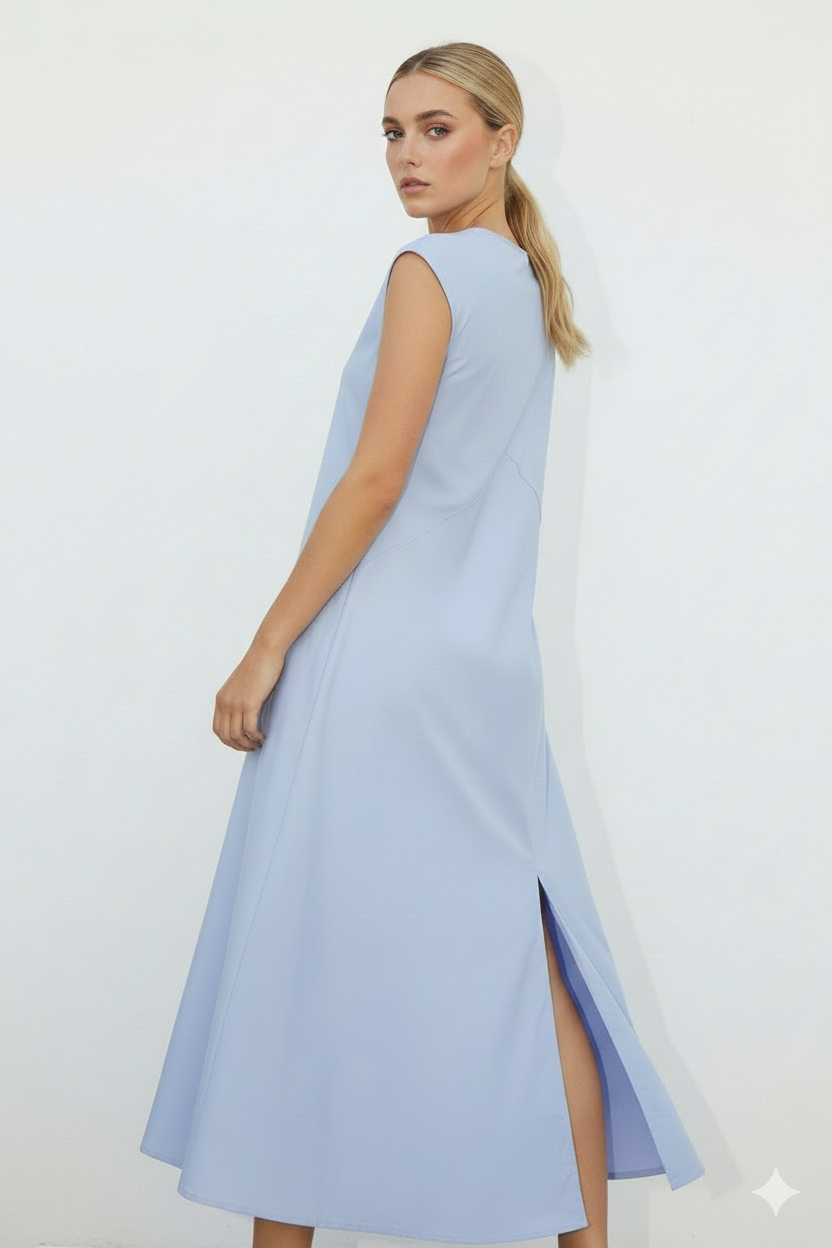 ETICI Dress Light Blue Long