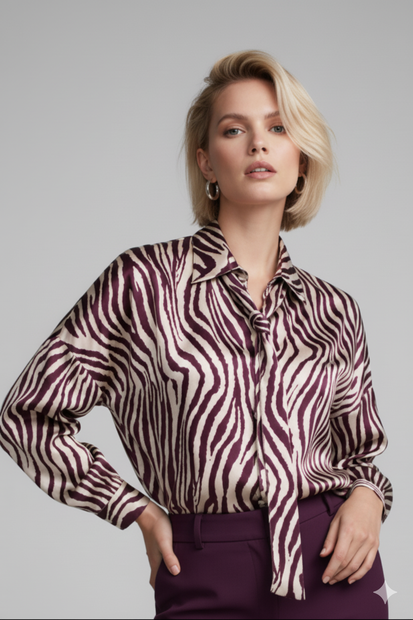 Etici Animal Print Γυναικείο Πουκάμισο