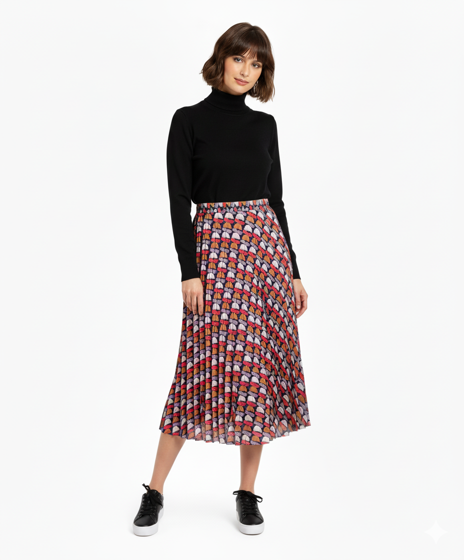 Elena Miro long patterned skirt