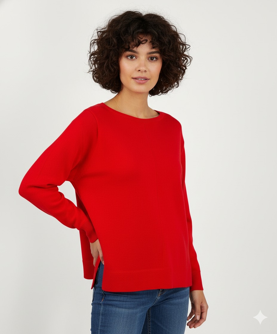 Elena Miro Red Sweater