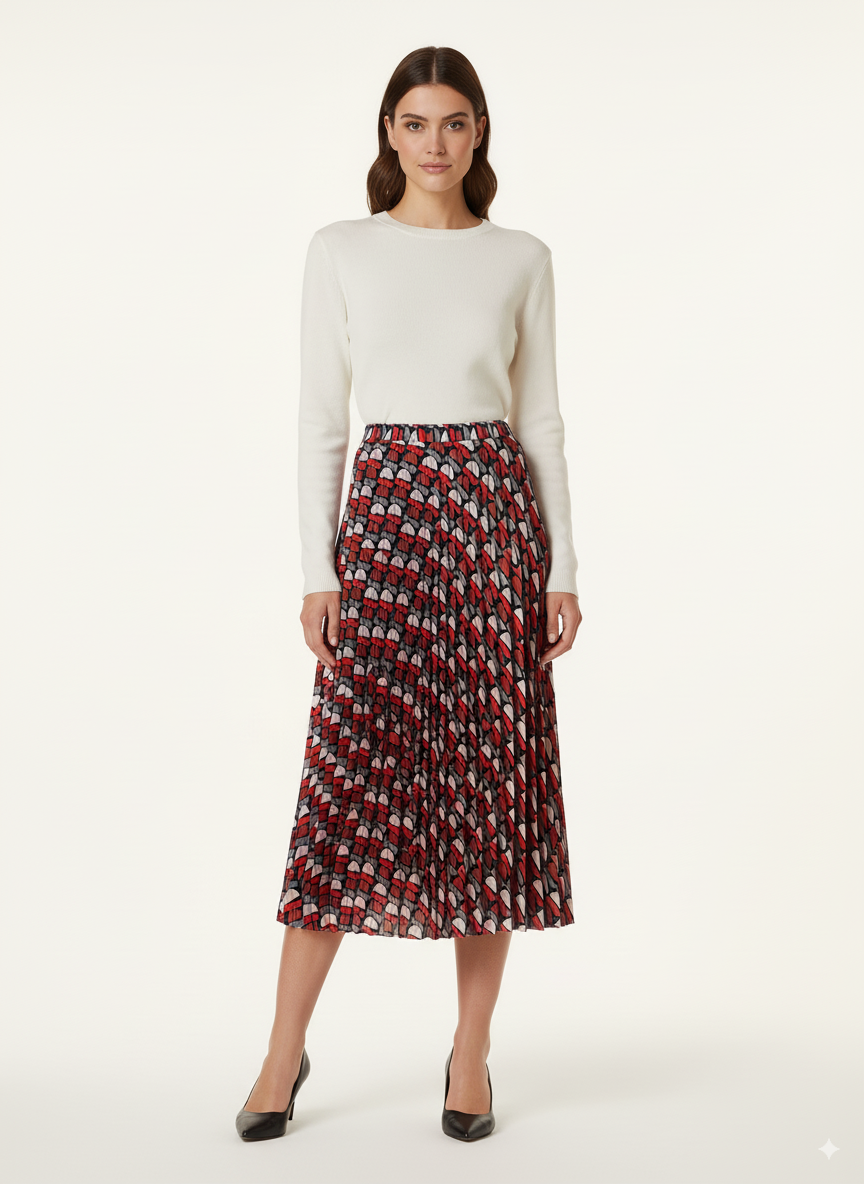 Elena Miro long patterned skirt